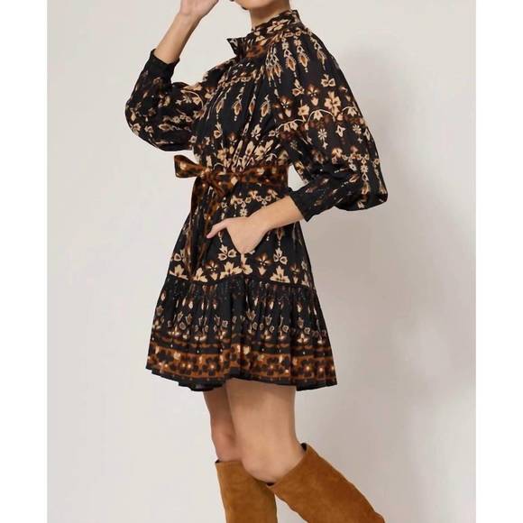 NEW CLEOBELLA vanessa mini dress in la vie print - Picture 2 of 7